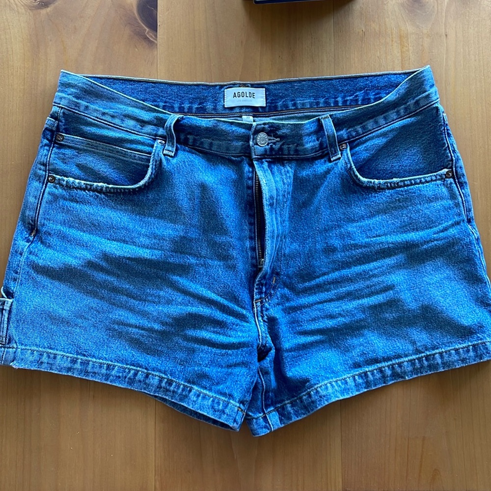 AGOLDE Magda Jean Denim short